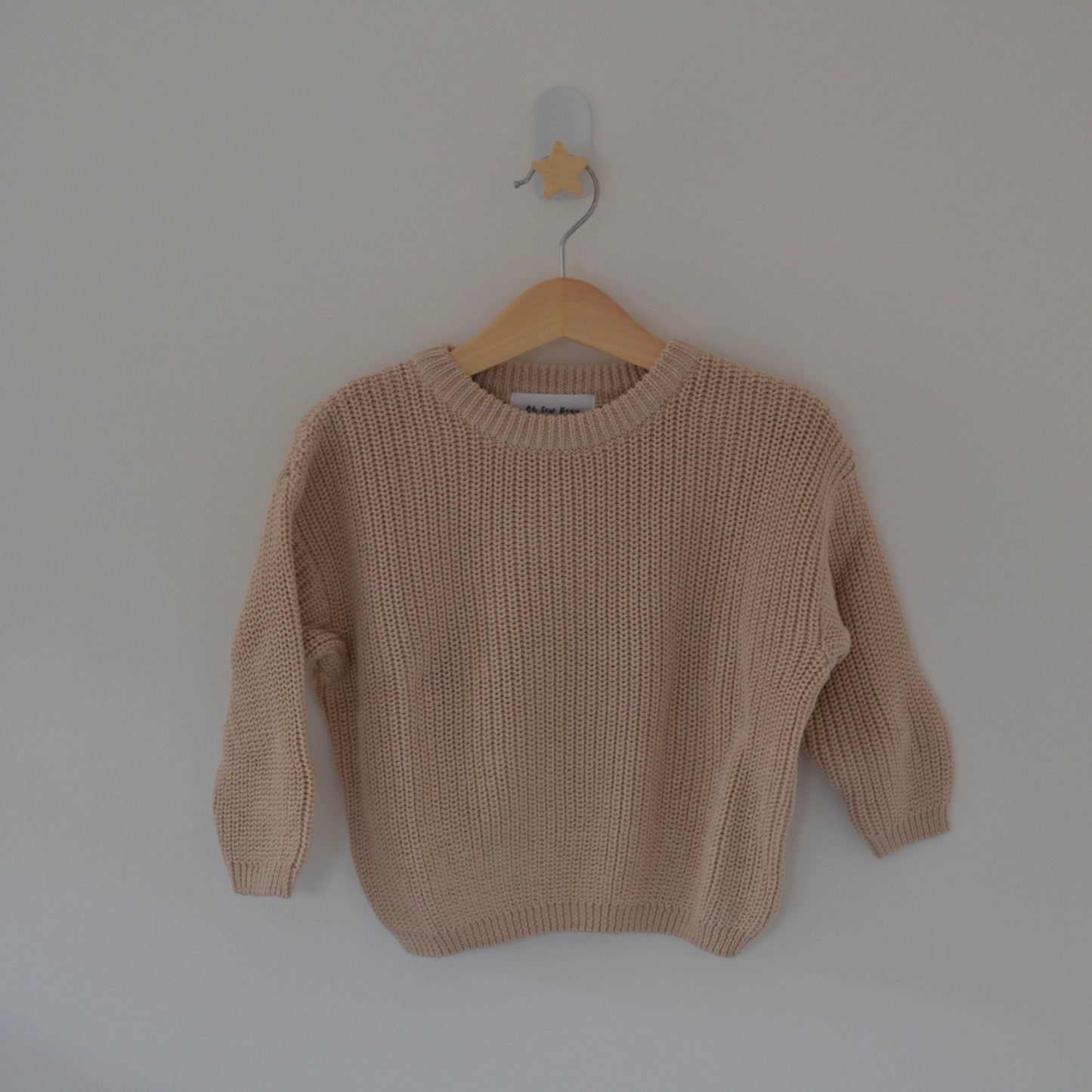 Oversized Jumper Hand Embroidered with Autumn Design