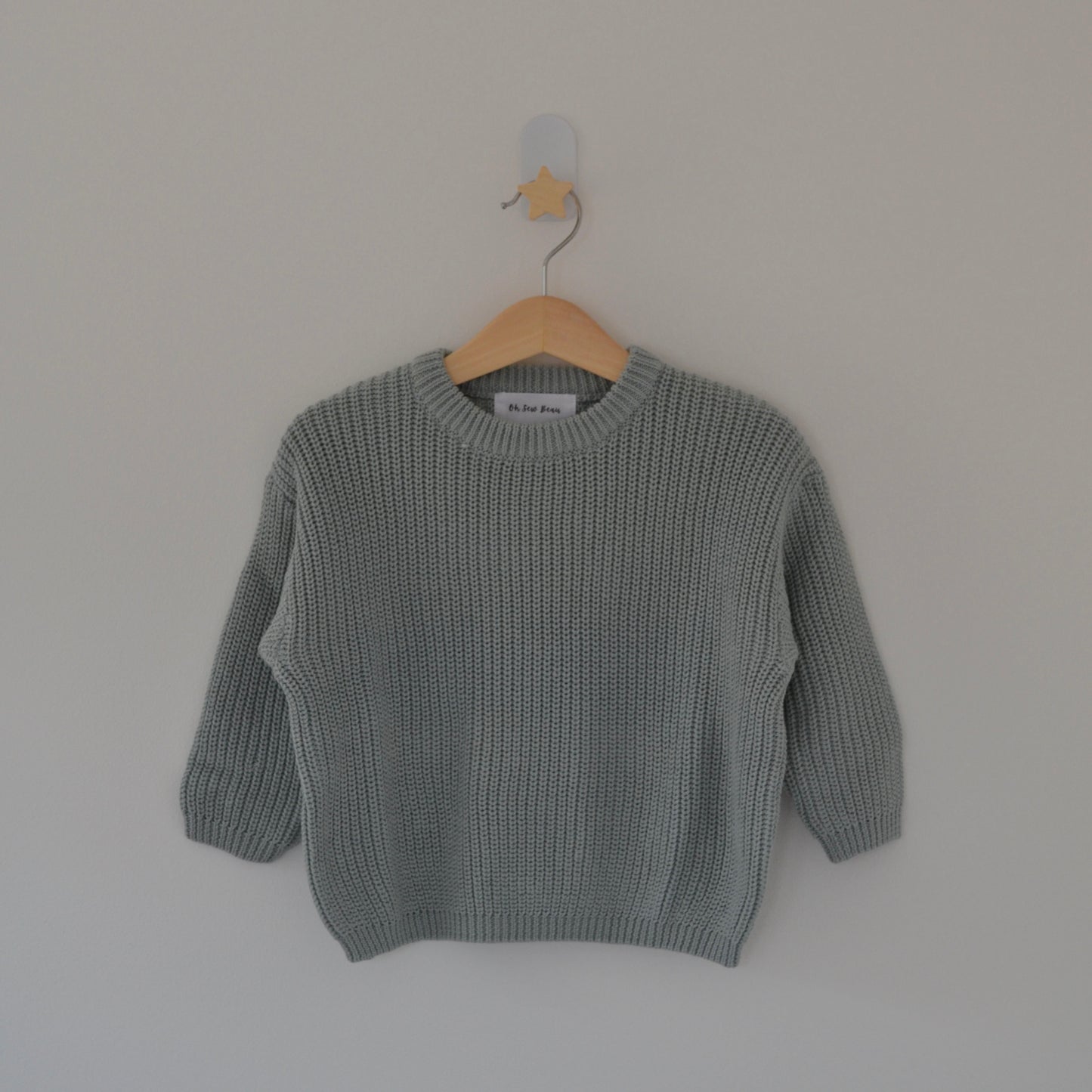 Oversized Jumper Hand Embroidered with Name