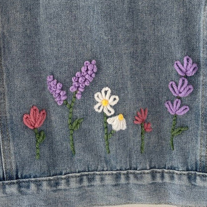 Hand Embroidered Denim Jacket