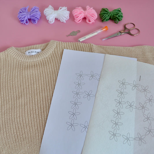 Floral Initial/Number Kit