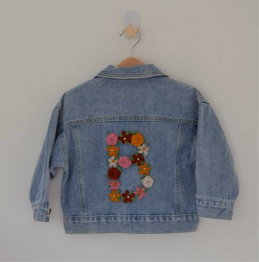 Hand Embroidered Denim Jacket