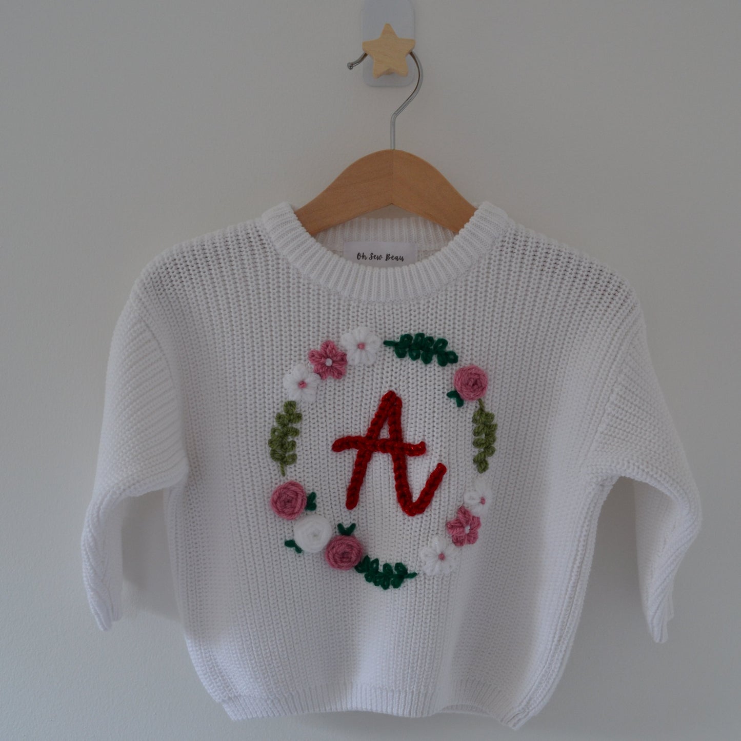 Christmas Wreath With Inital