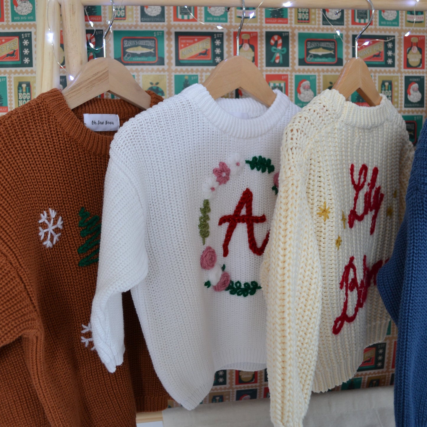 Christmas Wreath With Inital