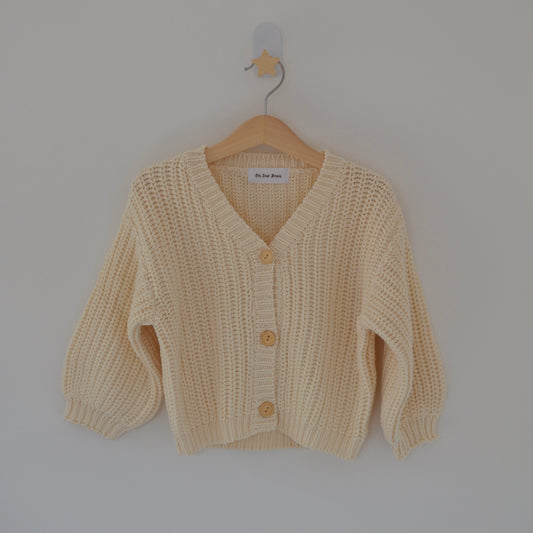 Oversized Cream Cardigan Name + Customisation