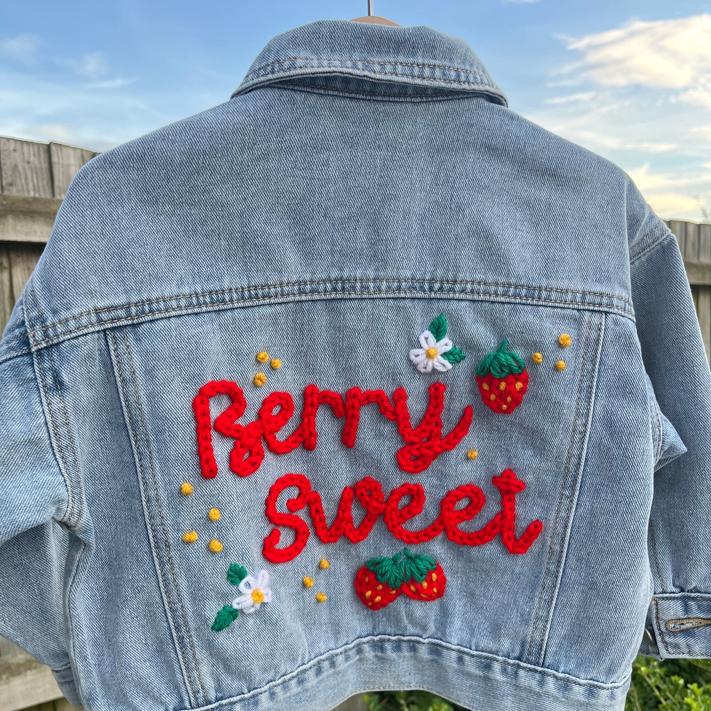 Hand Embroidered Denim Jacket
