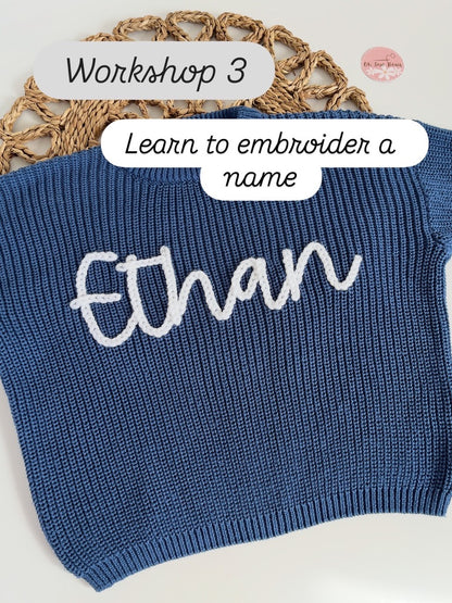 Learn How to Embroider Workshops