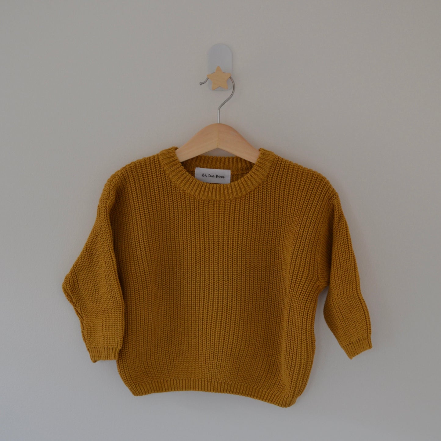 Oversized Jumper Hand Embroidered with Autumn Design
