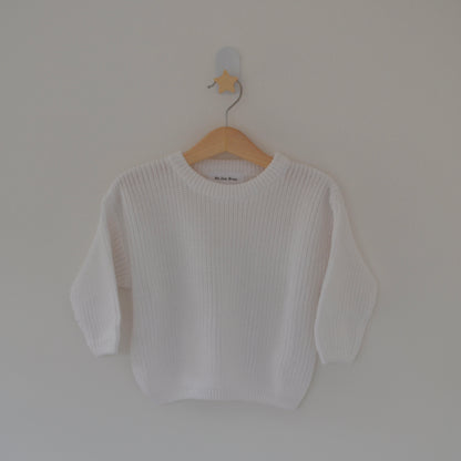 Oversized Jumper Hand Embroidered with Autumn Design