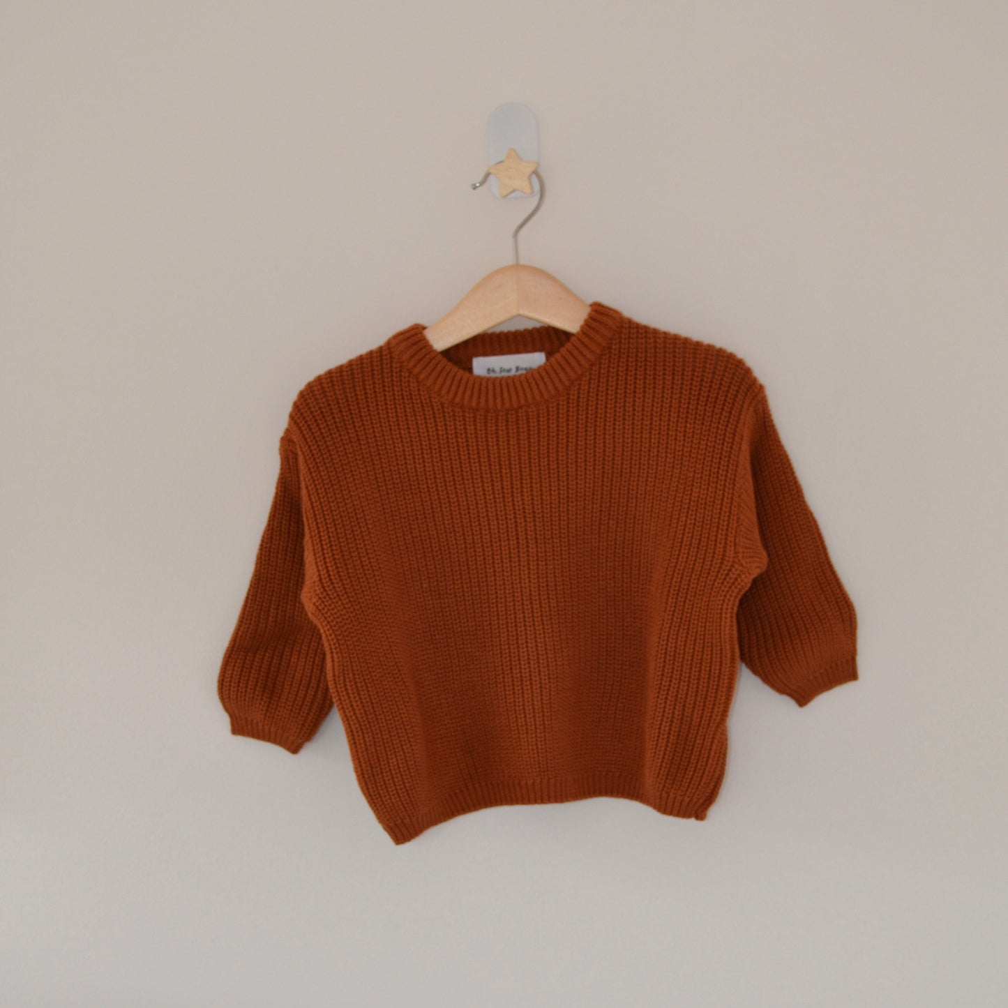 Oversized Jumper Hand Embroidered with Autumn Design