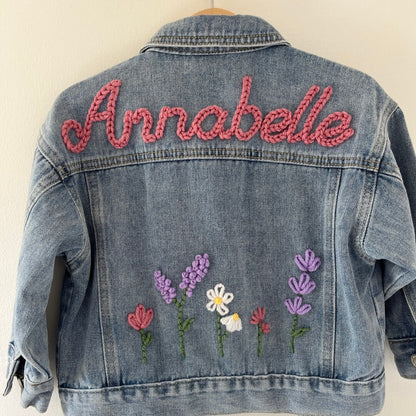 Hand Embroidered Denim Jacket