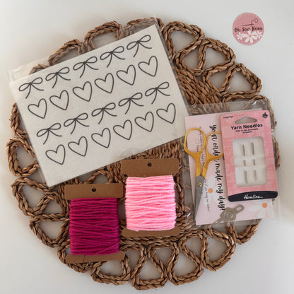 DIY Hearts & Bows Kit